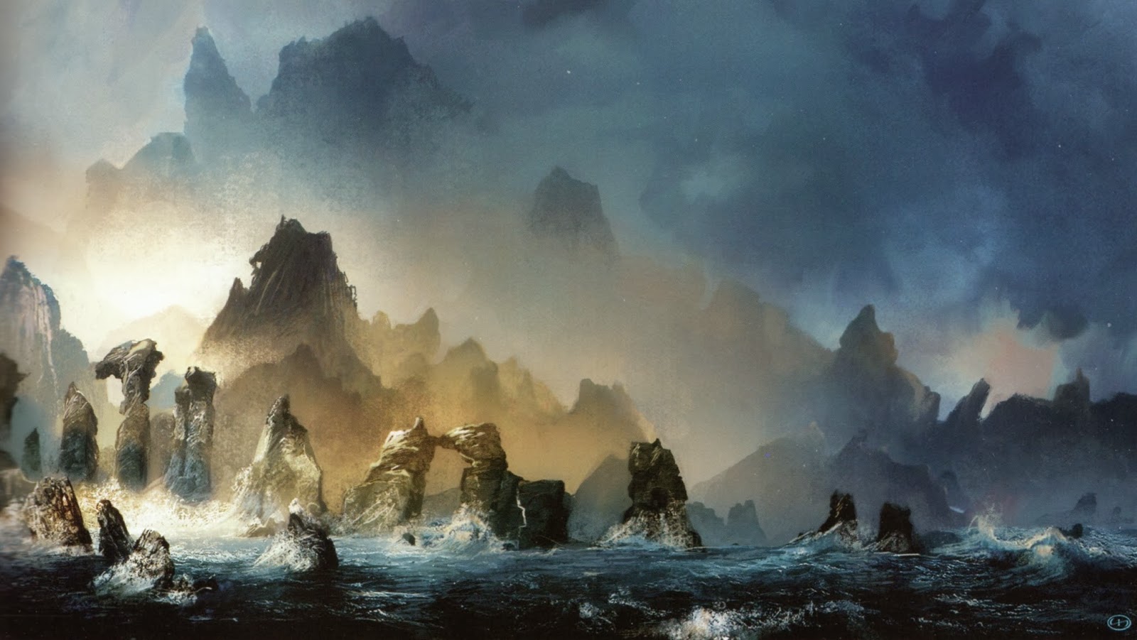 Shores and ruins of Skull Island | Peliculas fantasia, King kong, Calaveras