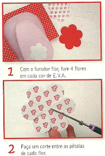 Vasinho Porta-Retrato Com Flores de EVA Passo a Passo 5