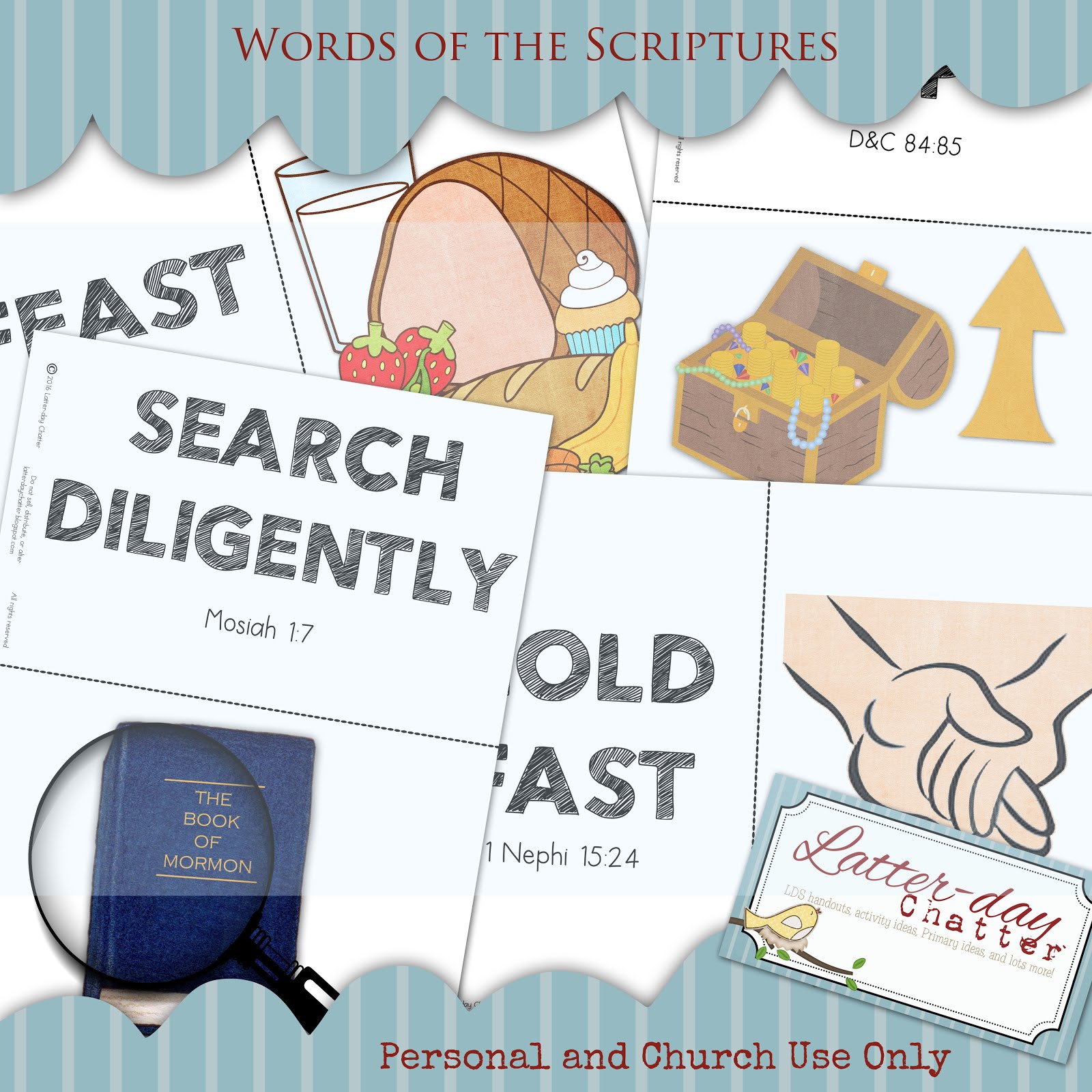 Latterday Chatter {Sharing Time} We are to feast upon the words of Christ