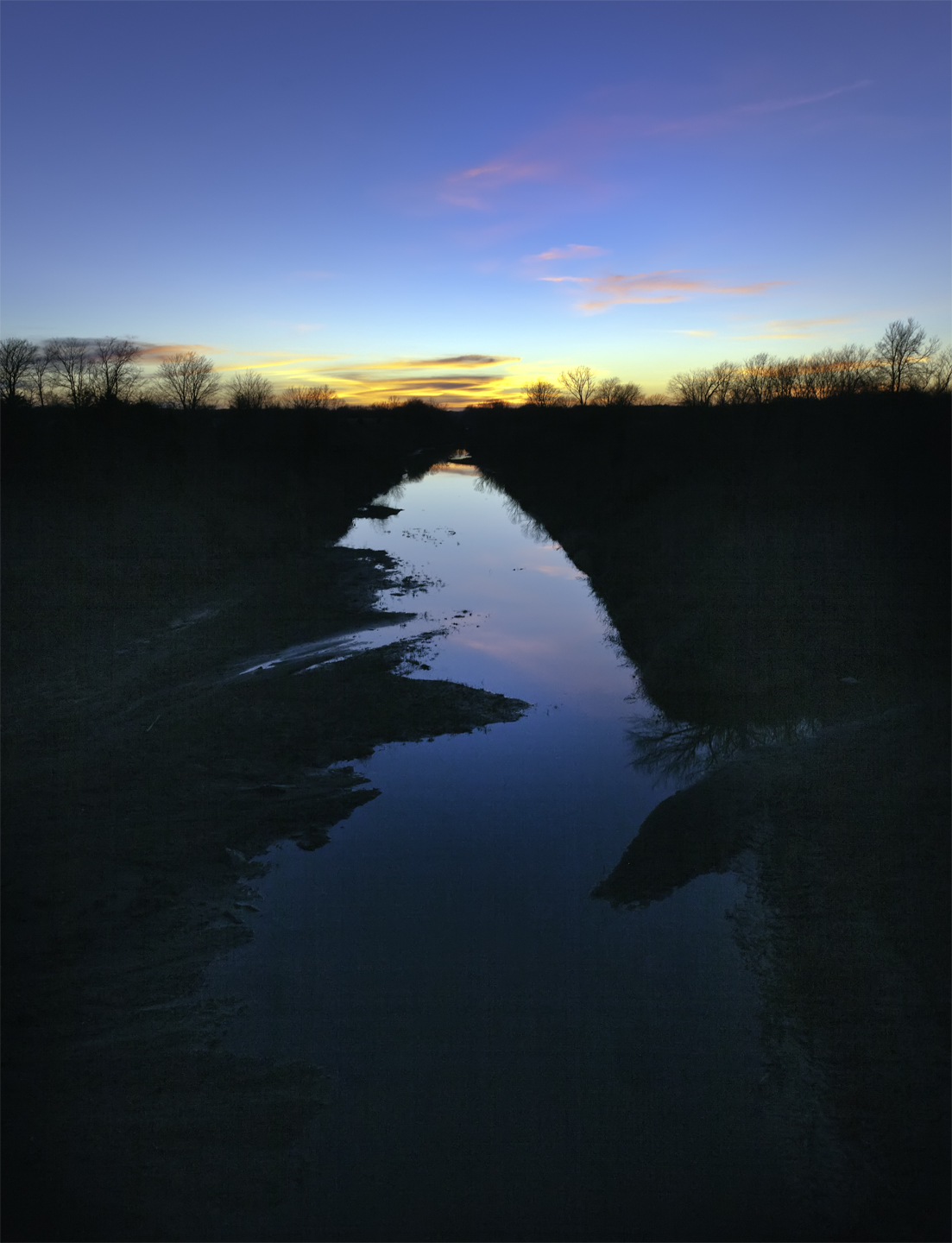 Stretching my comfort zone Sunset on the Sulphur River