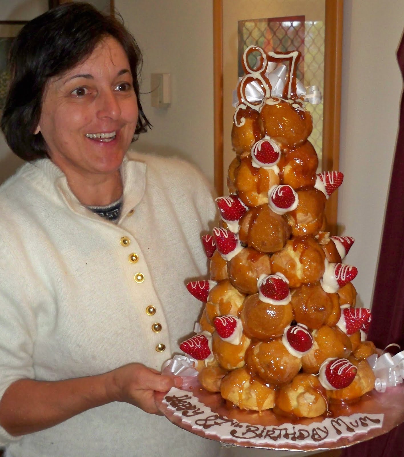 Croquembouche Birthday Cake Croquembouche Birthday Cake