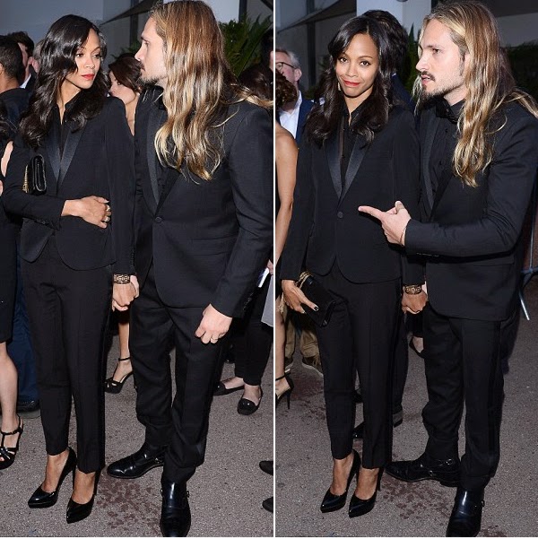 Couple Love - Zoe Saldana and Marco Perego Married Over a Year