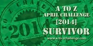 2014 A to Z Challenge Survivor