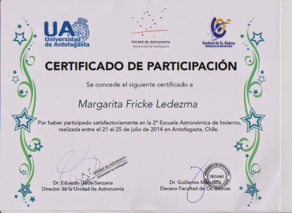 certificados de participacion