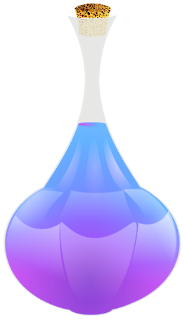 Dazzling Magic Potion Bottles | Random Girly Graphics