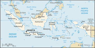 Indonesia Map Regional Political