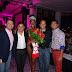 Deivide Barbosa posa ao lado da Miss Bahia Universo 2013