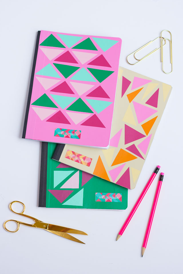 Personalize your school notebooks with vinyl! Personalize your school notebooks with vinyl!
