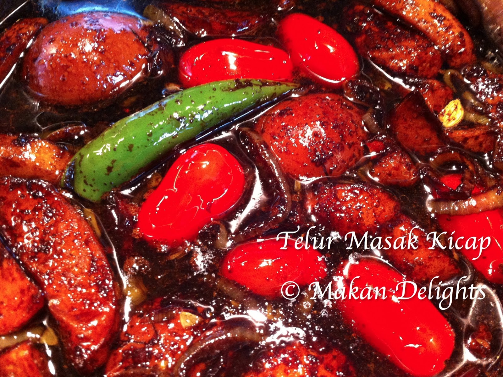 Makan Delights Telur Masak Kicap (Hardboiled Eggs in Soy Sauce)