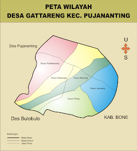Peta Desa Gattareng