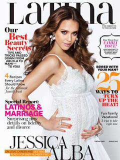 Jessica Alba, babies, magazines, covers, tiiles, Latina, pregnancy,