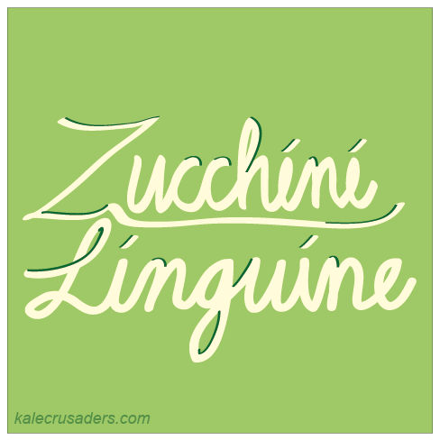 Zucchini Linguine, zucchini pasta, courgette, summer squash