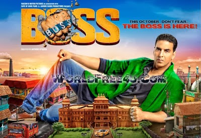 Poster Of Hindi Movie Boss (2013) Free Download Full New Hindi Movie Watch Online At worldfree4u.com