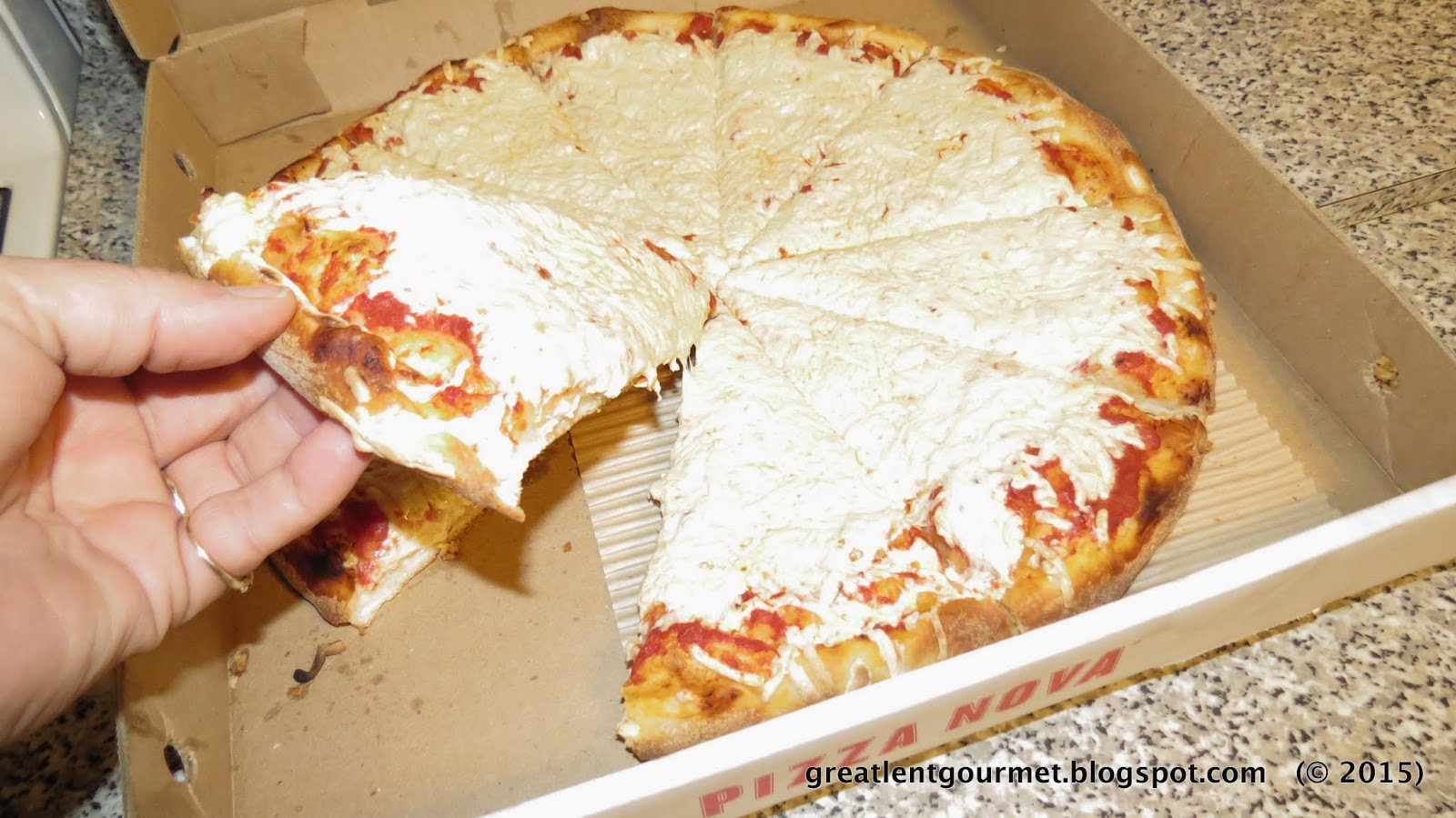 Great Lent Gourmet Day 39 April 1, 2015 Pizza Nova Pizza With Non