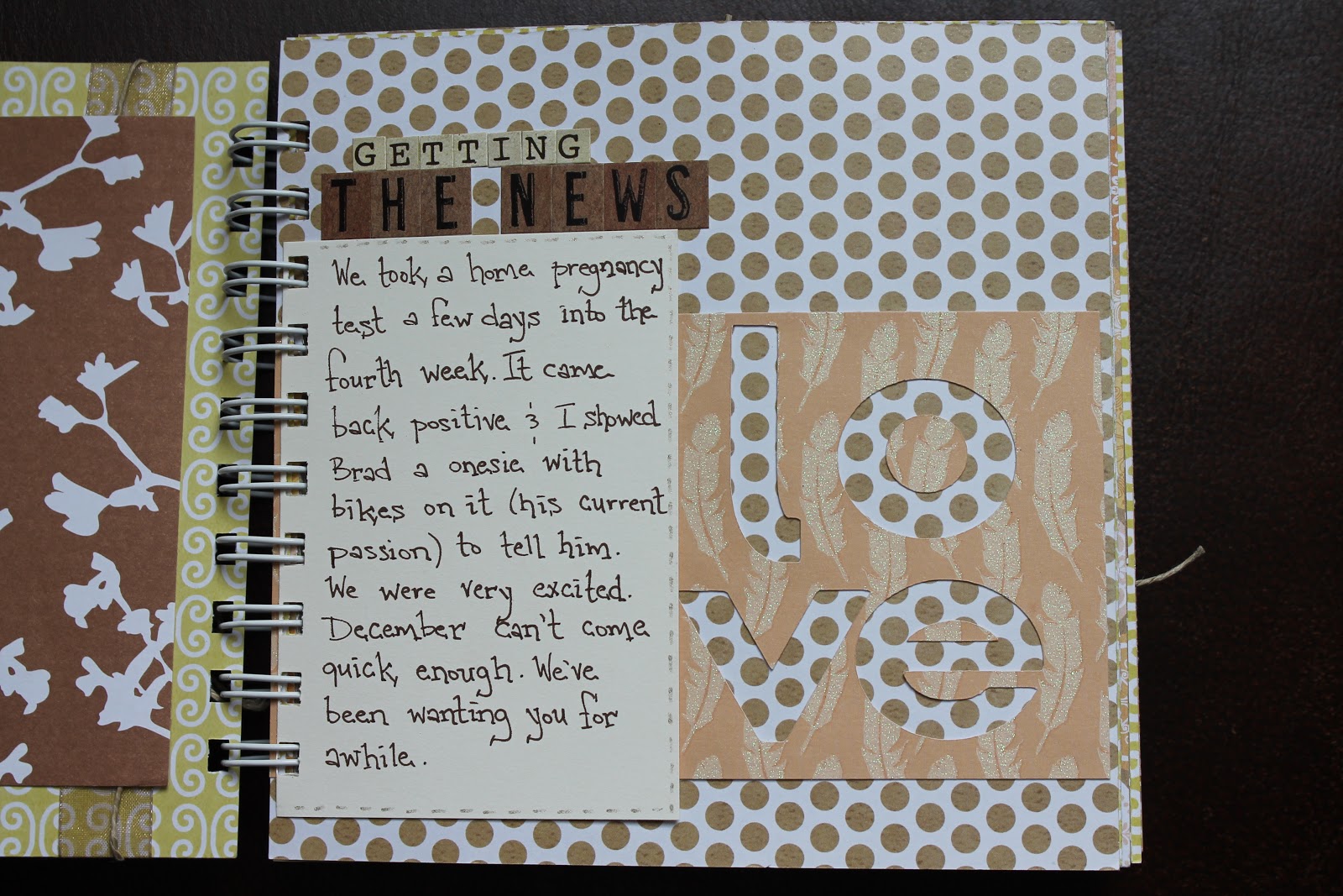 Scrapbook Savvy Pregnancy Journal