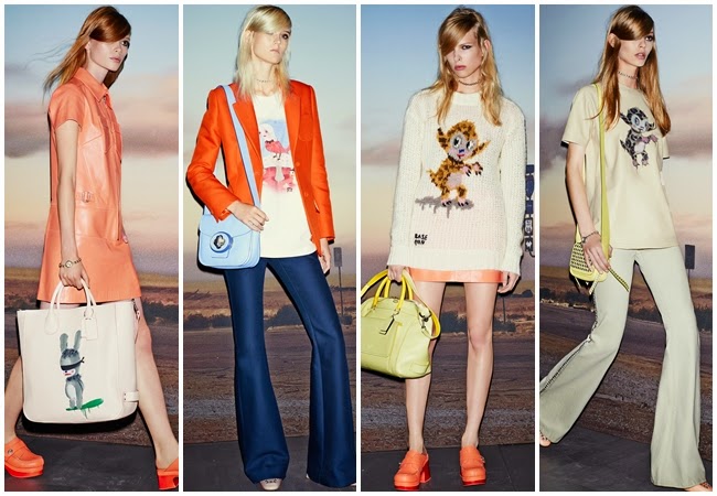 Coach × Gary Baseman 2015 S/S Collection Coach × Gary Baseman 2015 SS Mint Fur Coat