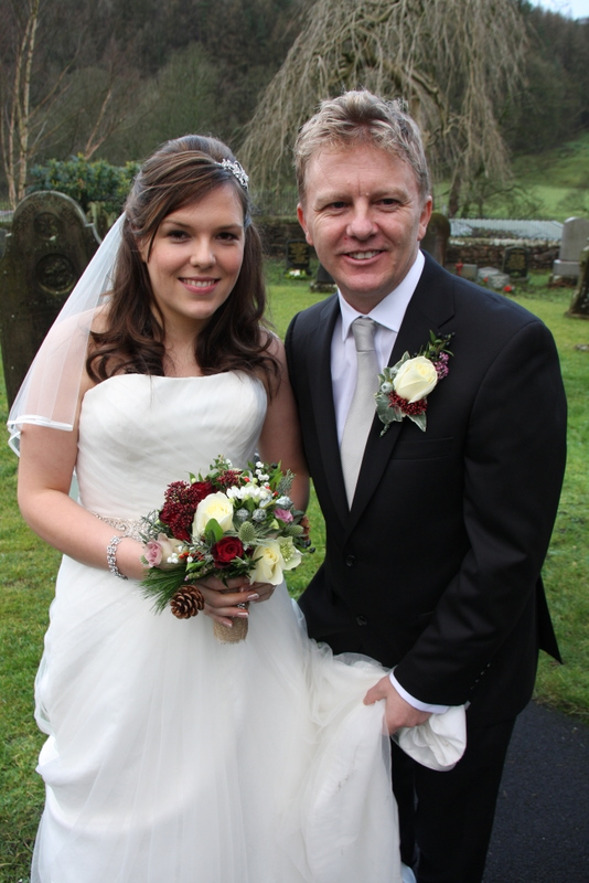 A Sneaky Peek at the Rustic Christmas Wedding Day of Sarah Brendon at The 