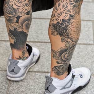 Leg Tattoo Desain For Men Leg Tattoo Desain For Men