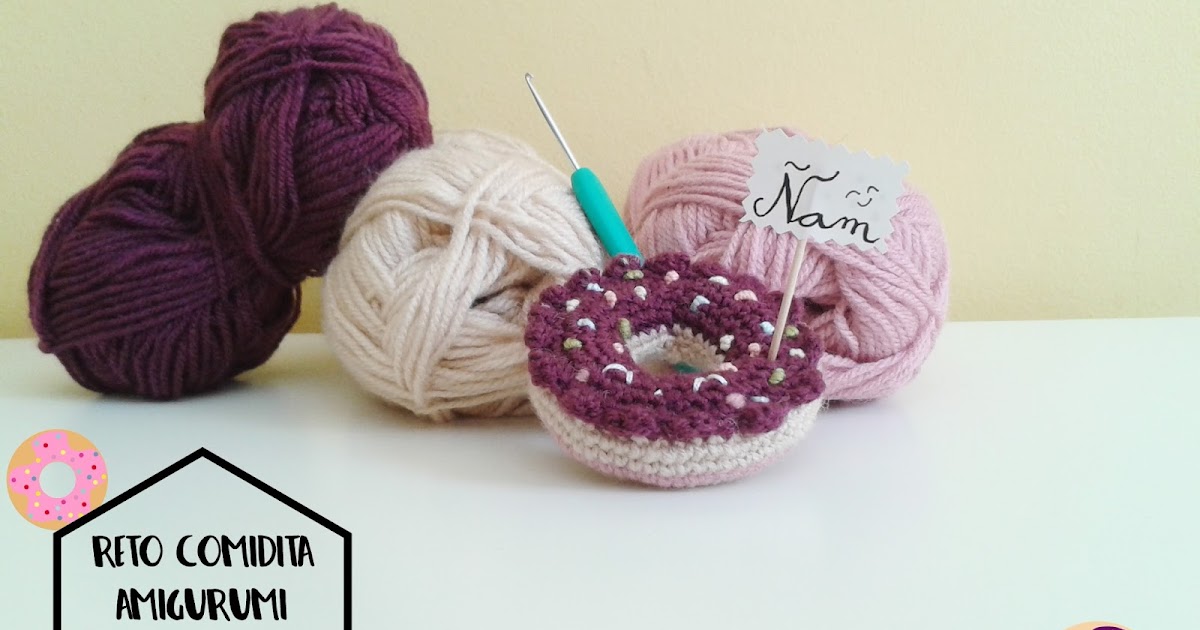 O Recuncho de Jei: Reto amigurumi food II: Donut