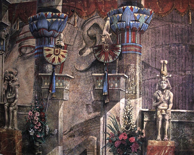 GAZILLE ERIC Toiles peintes pour le théâtre et le cinéma TOILES DE