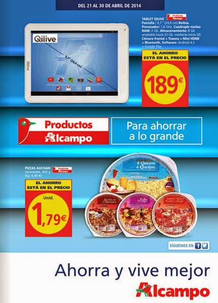 catalogo alcampo ahorro abril 2014