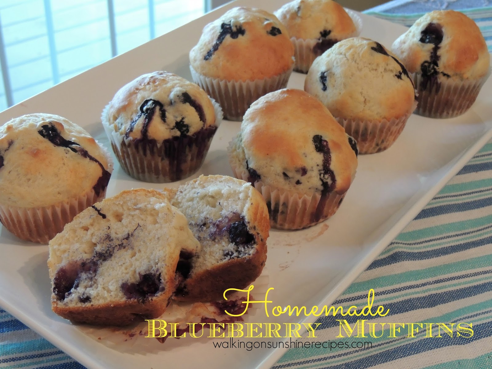 Homemade Blueberry Muffins with Freezing Tips Breakfast Recipe