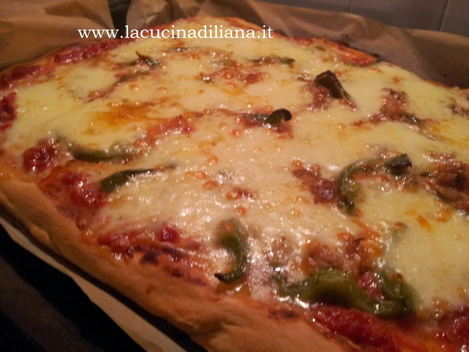 Pizza con lievito istantaneo La Cucina di Liana
