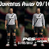 PES 2012: Kit Away Juventus 09/10