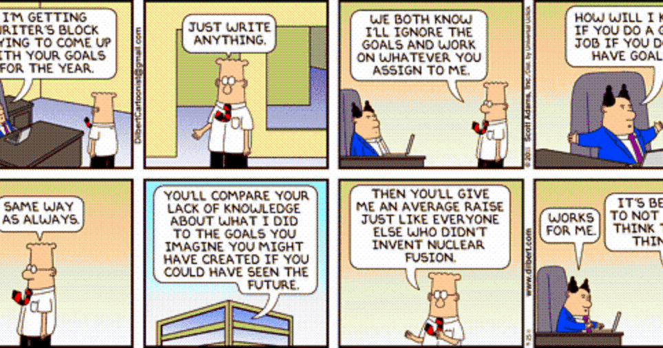 1963 Eastern Hills High School EHHS Highlanders Dilbert Goal Setting