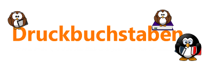 Druckbuchstaben