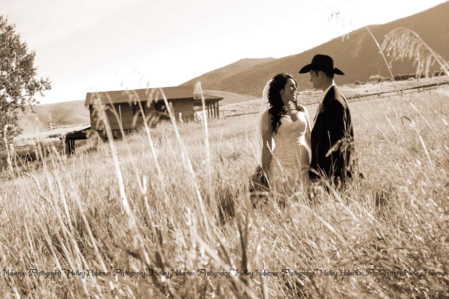 Cowboy Wedding in Wyoming  Rob and Tasha   by Western Photographer Hailey Haberman