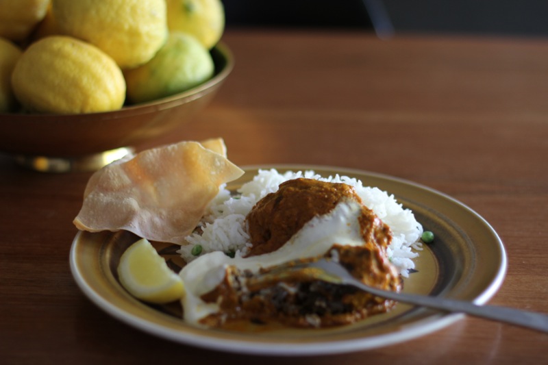 {Beef + Lentil Korma Curry}