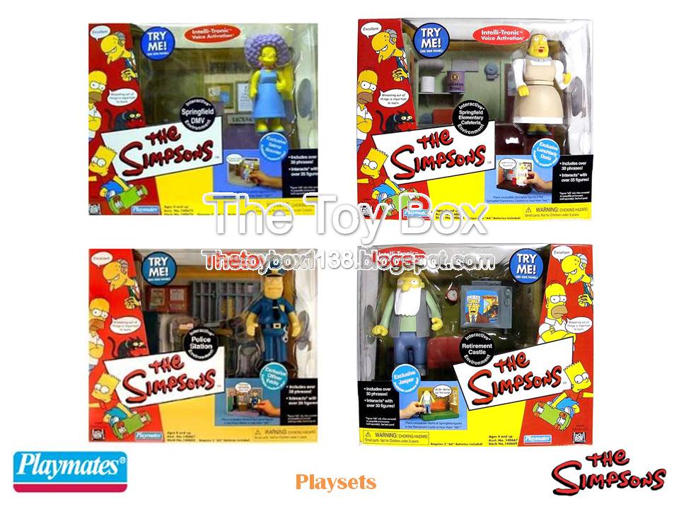 The Toy Box The Simpsons (AKA World of Springfield) (Playmates Toys)