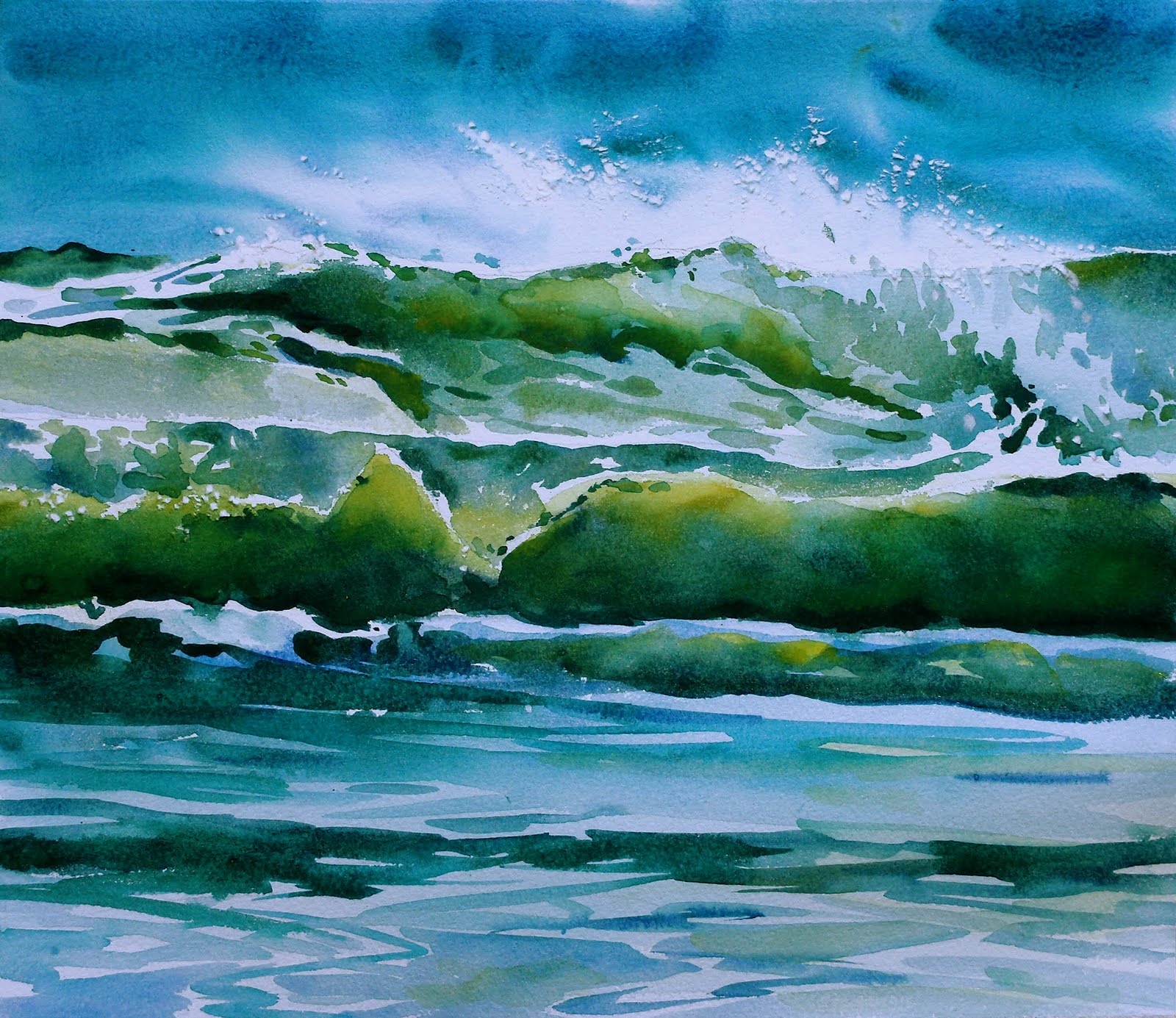 Ocean Waves Painting