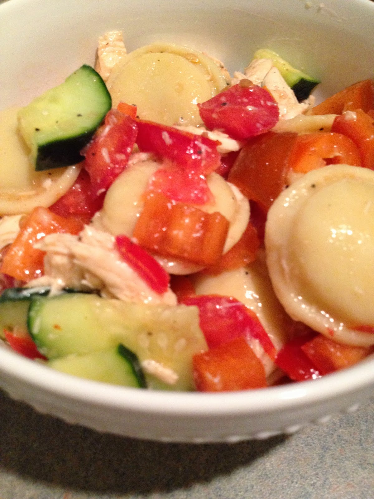 Gingerlocks' Kitchen Ravioli Pasta Salad