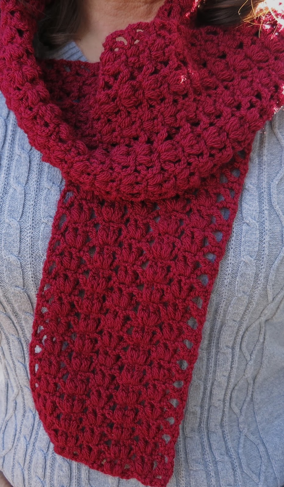 Das Crochet Connection: Zig Zag Heart Scarf