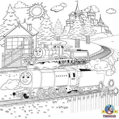 Yellow Molly the tank engine Murdoch Thomas and friends coloring pages printable picture worksheets