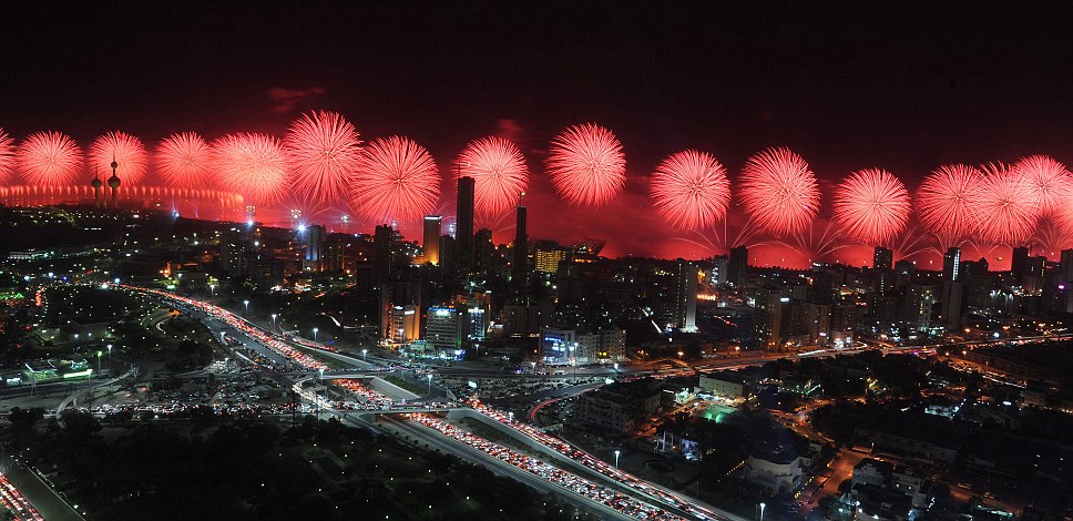 I write to you from a far-off country&hellip;: Kuwait&#039;s $15 million dollar fireworks display earns a