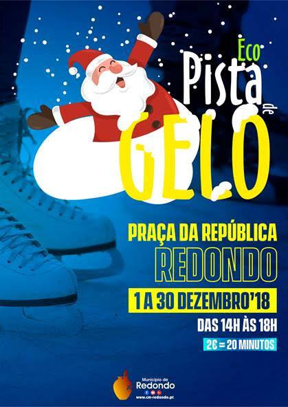 ECO PISTA DE GELO - DE 01 A 30 DE DEZEMBRO DE 2018 - PRAÇA DA REPÚBLICA - REDONDO.