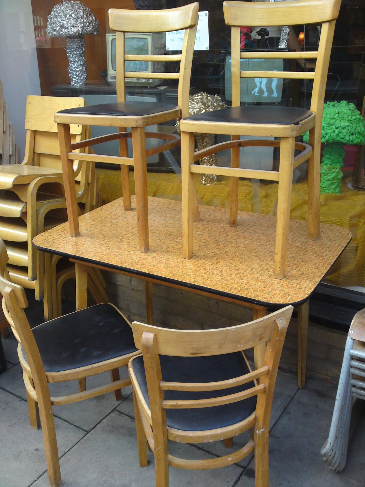 Teak kitchen cabinets 1960s Kitchen Table and Chairs