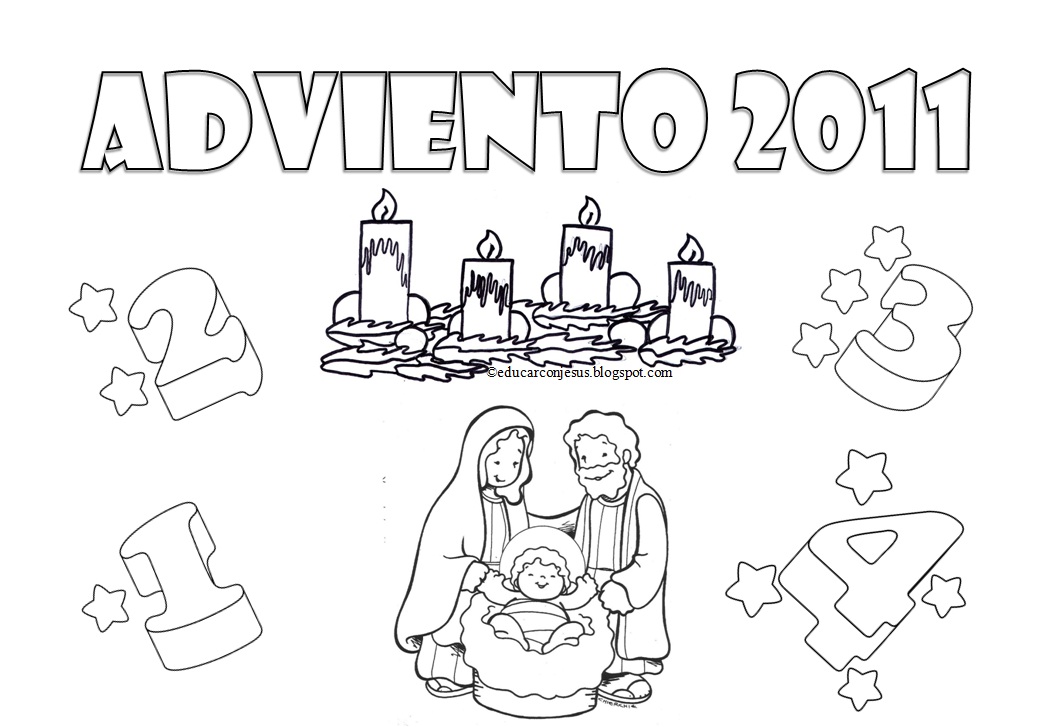 calendarios de adviento para colorear 2011 ciclo b quizs tambin le interese