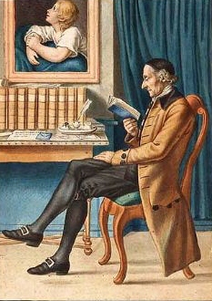 Johann Kaspar Lavater (1741-1801). Aquarel door Heinrich Lips, 1789. Österreichische Nationalbibliothek Wenen
