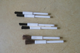 solvent applicator brush. glue applicator brushes.