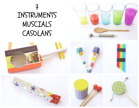 Instrumentos musicales caseros