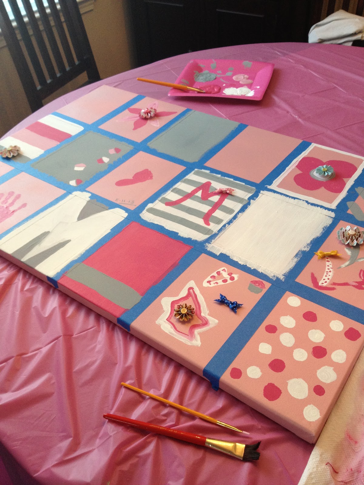 Crafty Mama Group Canvas Art