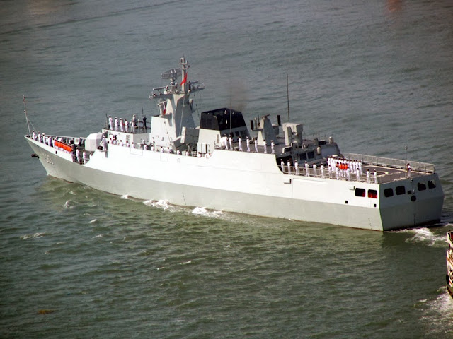 The missiles are equipped on China’s new Type 056 Jiangdao-class corvette Type 056 (Jiangdao) class FS