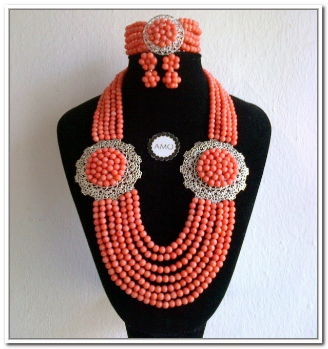 Twende Harusini Nigerian Beads Necklace Designs.........