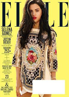 Selena Gomez in July 2012isue of  Elle Magazine