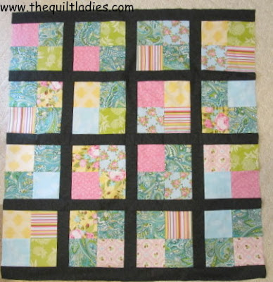 how to make a 4-patch quilt top tutorial