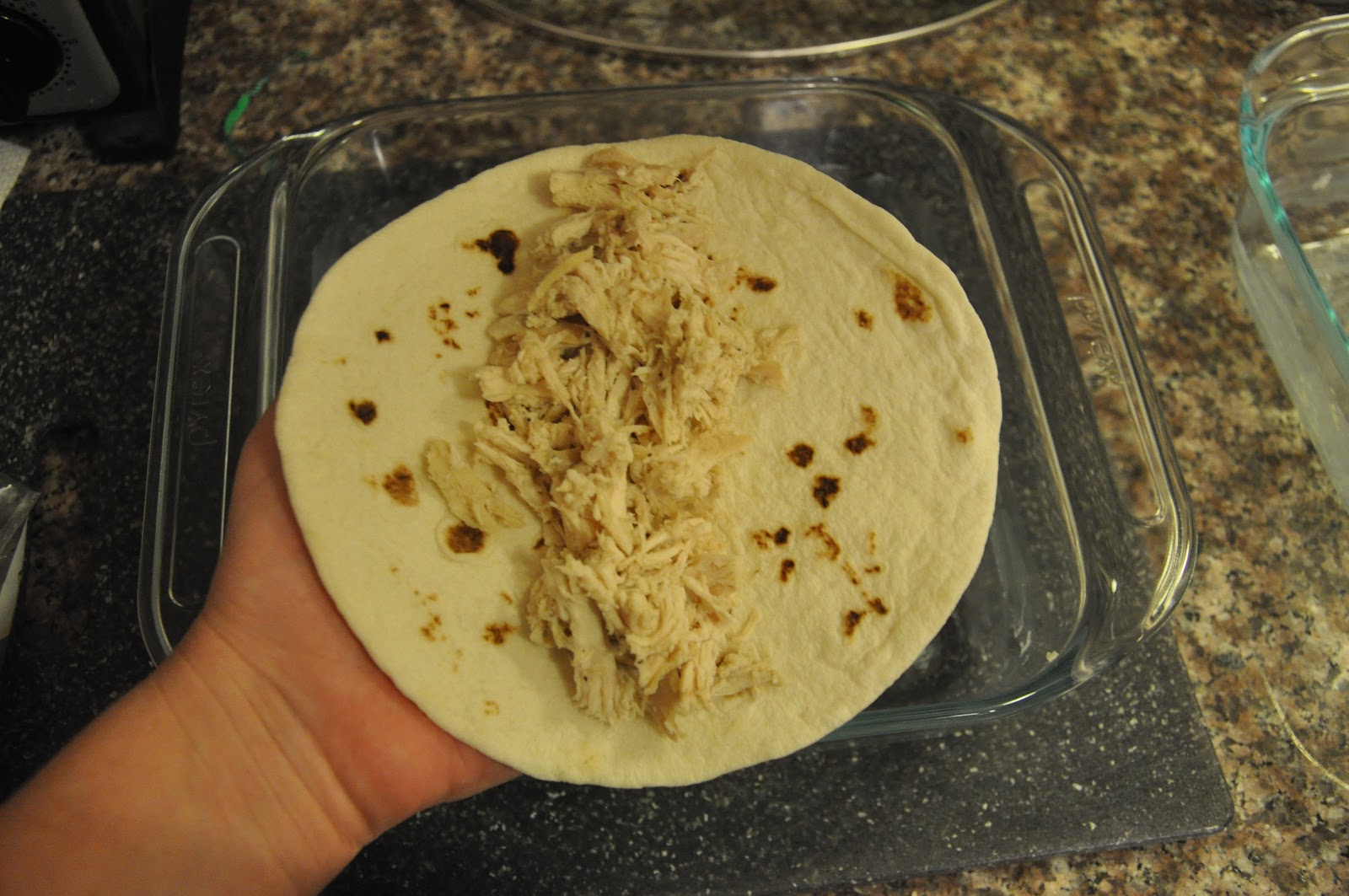 Team Shep Blog Chicken Enchiladas with Cilantro Cream Sauce